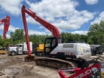 Used Excavator in yard